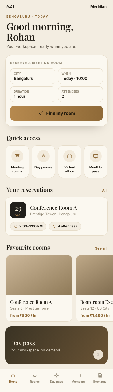 Mobile app, Keycard